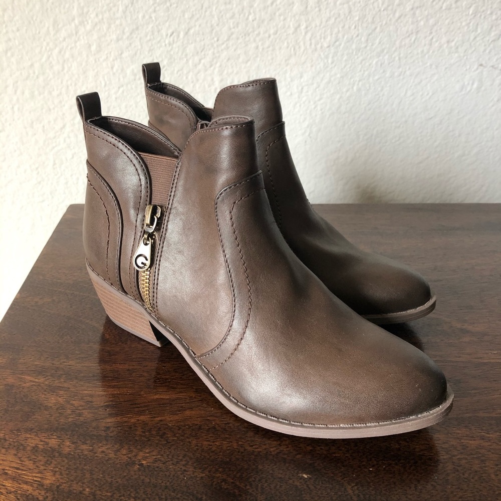 Guess brown boots/booties size 7.5